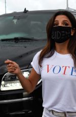 EVA LONGORIA at Ana Navarro Rally For the Latino Vote in Miami 09/30/2020