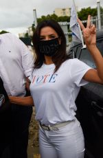 EVA LONGORIA at Ana Navarro Rally For the Latino Vote in Miami 09/30/2020