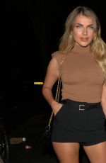 FRANCESCA ALLEN and MARIA WILD Out for Dinner in London 10/05/2020