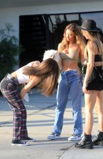FRANCESCA FARAGO Out for Lunch with Friends in Los Angeles 10/19/2020