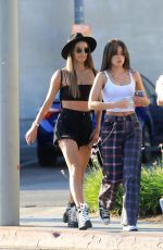 FRANCESCA FARAGO Out for Lunch with Friends in Los Angeles 10/19/2020