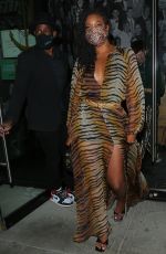 GABRIELLE UNION Out for Dinner in West Hollywood 10/17/2020