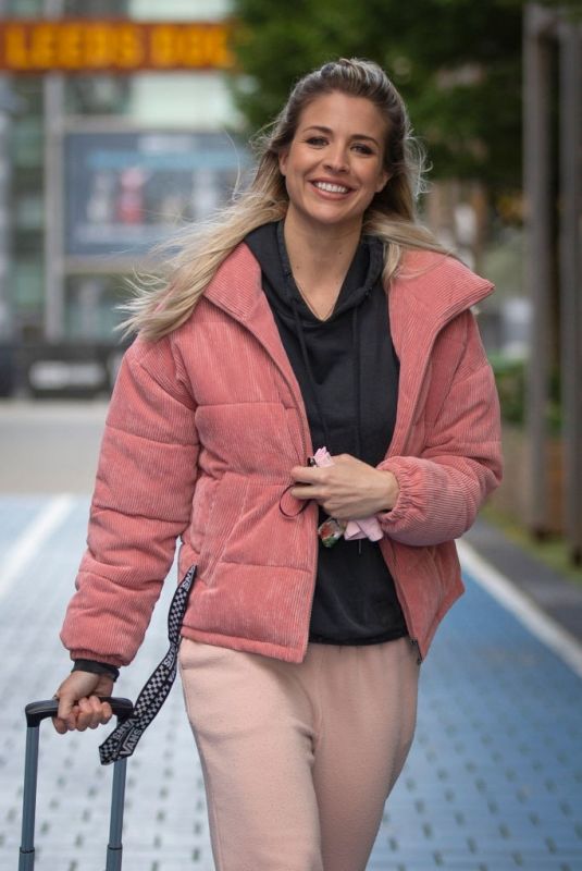 GEMMA ATKINSON Out at Leeds Dock 10/26/2020