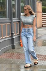 GEORGIA HARRISON Arrives at Gallery Bar and Brasserie in Woodford 10/12/2020