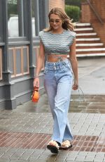 GEORGIA HARRISON Arrives at Gallery Bar and Brasserie in Woodford 10/12/2020
