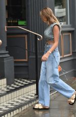 GEORGIA HARRISON Arrives at Gallery Bar and Brasserie in Woodford 10/12/2020
