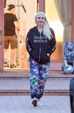 GWEN STEFANI Leaves a Studio in Woodland Hills 10/01/2020