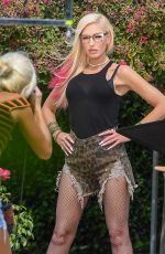 GWEN STEFANI on the Set of a Photoshoot in Calabasas 10/07/2020