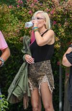 GWEN STEFANI on the Set of a Photoshoot in Calabasas 10/07/2020