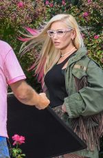 GWEN STEFANI on the Set of a Photoshoot in Calabasas 10/07/2020