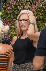 GWEN STEFANI on the Set of a Photoshoot in Calabasas 10/07/2020
