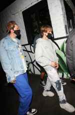 HAILEJ and Justin BIEBER Leaves 40 Love in West Hollywood 10/06/2020
