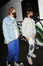 HAILEJ and Justin BIEBER Leaves 40 Love in West Hollywood 10/06/2020
