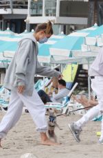 HAILEY and Justin BIEBER at a Beach in Santa Barbara 10/10/2020