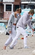 HAILEY and Justin BIEBER at a Beach in Santa Barbara 10/10/2020