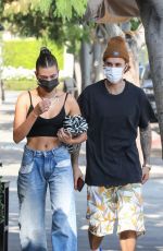 HAILEY and Justin BIEBER at Il Pastaio in Beverly Hills 10/06/2020