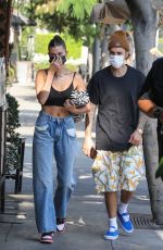 HAILEY and Justin BIEBER at Il Pastaio in Beverly Hills 10/06/2020