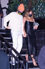 HAILEY and Justin BIEBER Leaves SNL at 30 Rock in New York 10/17/2020