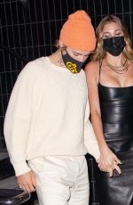HAILEY and Justin BIEBER Leaves SNL at 30 Rock in New York 10/17/2020