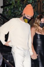 HAILEY and Justin BIEBER Leaves SNL at 30 Rock in New York 10/17/2020