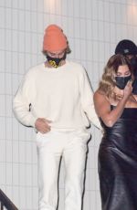 HAILEY and Justin BIEBER Leaves SNL at 30 Rock in New York 10/17/2020