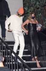 HAILEY and Justin BIEBER Leaves SNL at 30 Rock in New York 10/17/2020