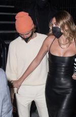 HAILEY and Justin BIEBER Leaves SNL at 30 Rock in New York 10/17/2020