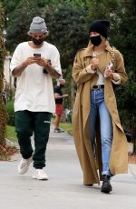 HAILEY and Justin BIEBER Out and About in Brentwood 10/22/2020