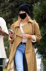 HAILEY and Justin BIEBER Out and About in Brentwood 10/22/2020