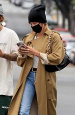 HAILEY and Justin BIEBER Out and About in Brentwood 10/22/2020