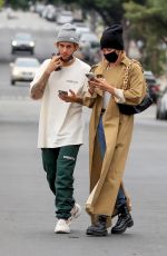 HAILEY and Justin BIEBER Out and About in Brentwood 10/22/2020