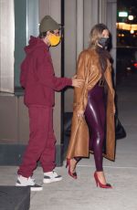 HAILEY and Justin BIEBER Out for Dinner in New York 10/15/2020