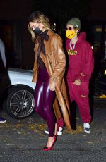 HAILEY and Justin BIEBER Out for Dinner in New York 10/15/2020