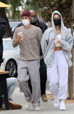 HAILEY and Justin BIEBER Out for Lunch at Honor Bar in Santa Barbara 10/10/2020