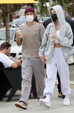 HAILEY and Justin BIEBER Out for Lunch at Honor Bar in Santa Barbara 10/10/2020