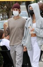 HAILEY and Justin BIEBER Out for Lunch at Honor Bar in Santa Barbara 10/10/2020