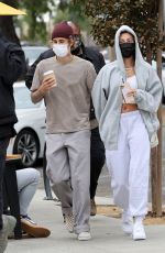 HAILEY and Justin BIEBER Out for Lunch at Honor Bar in Santa Barbara 10/10/2020