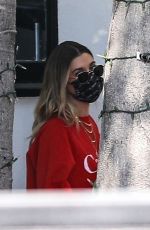 HAILEY BIEBER Arrives at a Salon in West Hollywood 10/01/2020