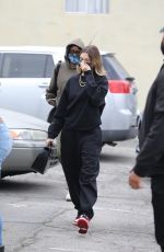 HAILEY BIEBER Arrives at a Spa in Los Angeles 10/23/2020