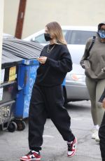 HAILEY BIEBER Arrives at a Spa in Los Angeles 10/23/2020
