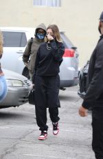 HAILEY BIEBER Arrives at a Spa in Los Angeles 10/23/2020
