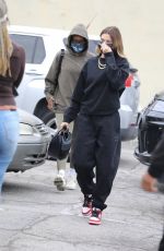 HAILEY BIEBER Arrives at a Spa in Los Angeles 10/23/2020