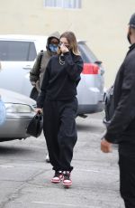 HAILEY BIEBER Arrives at a Spa in Los Angeles 10/23/2020
