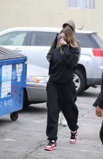 HAILEY BIEBER Arrives at a Spa in Los Angeles 10/23/2020