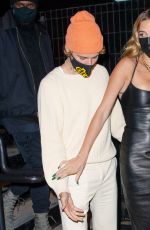 HAILEY BIEBER Arrives for SNL at 30 Rock in New York 10/17/2020