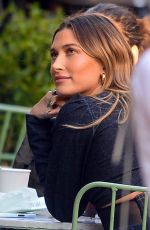 HAILEY BIEBER in Double Denim Leaves Her Apartment in New York 10/15/2020