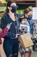 HAILEY BIEBER, KENDALL JENNER and JUSTINE SKYE at Earth Bar in West Hollywood 10/27/2020