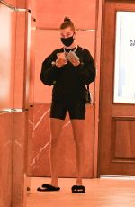 HAILEY BIEBER Leaves a Dermatologist Appointment in Beverly Hills 10/12/2020