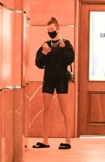 HAILEY BIEBER Leaves a Dermatologist Appointment in Beverly Hills 10/12/2020