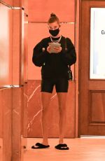 HAILEY BIEBER Leaves a Dermatologist Appointment in Beverly Hills 10/12/2020